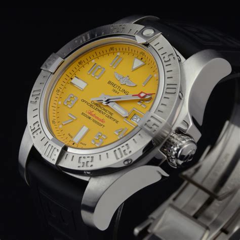 breitling avenger 2 seawolf cobra yellow|breitling avenger seawolf review.